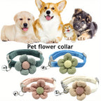 Plaid Cat Collar with Tie Bow, Adjustable Nylon Pet Accessory