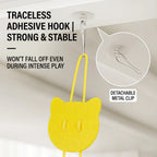 Interactive Bird Cat Toy, Hanging Plush Toy with Sound