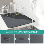 1pc Coffee Maker Mat For Kitchen Counter Protector Rubber Padded Absorbent Dish Drying Mat Super Anti-slip Bar Mat