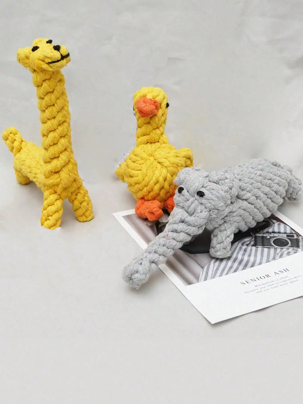 Rope Dog Toy, Knotted Chew Toy for Small & Medium Dogs