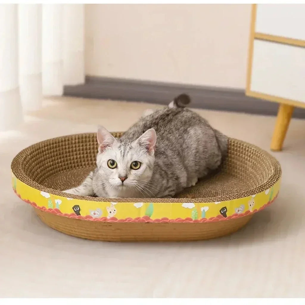 Cat Scratching Board – Corrugated Cat Scratcher for Indoor Cats