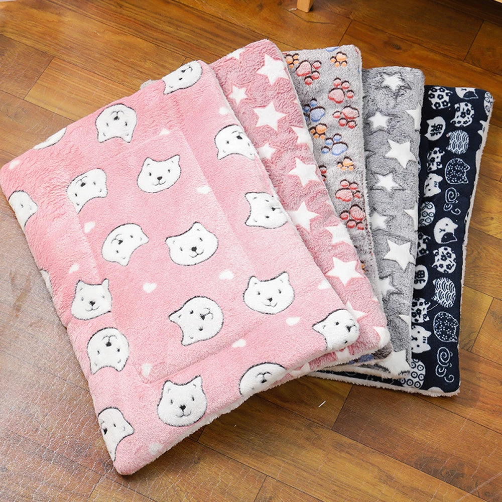 Cat Sleeping Mat – Plush Warm Cushion for Cats & Small Dogs