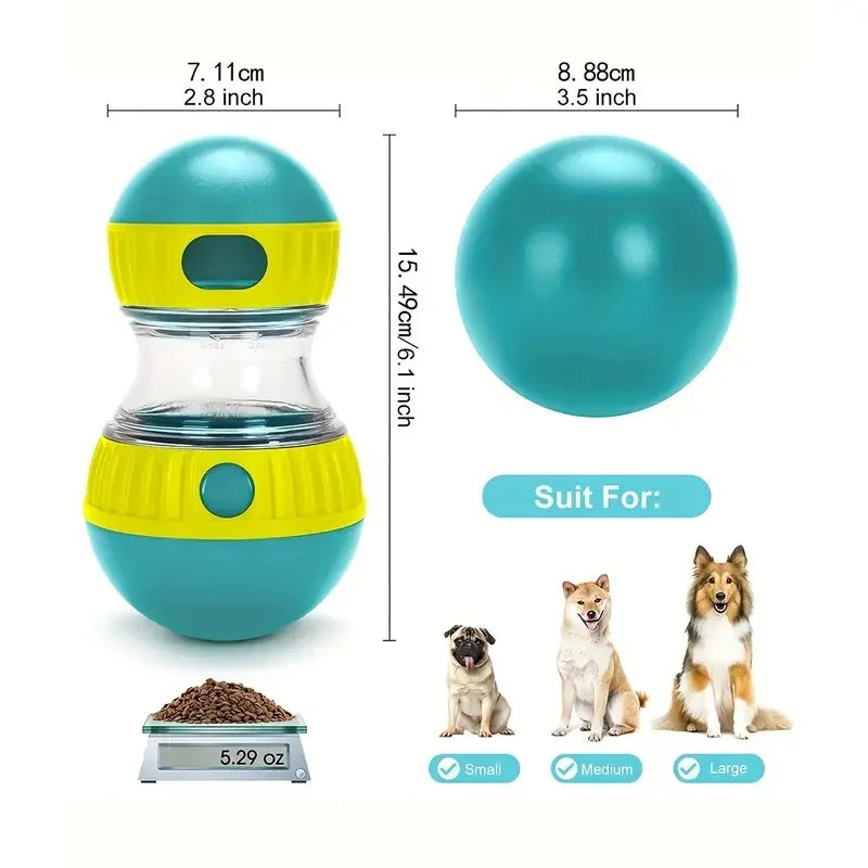 Interactive Dog Treat Dispenser – Slow Feeder Toy