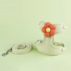 Cat Harness and Leash Set Adjustable Breathable Kitten Harness
