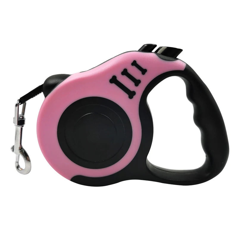 Retractable Dog Leash, 3M 5M Nylon Lead for Dogs & Cats