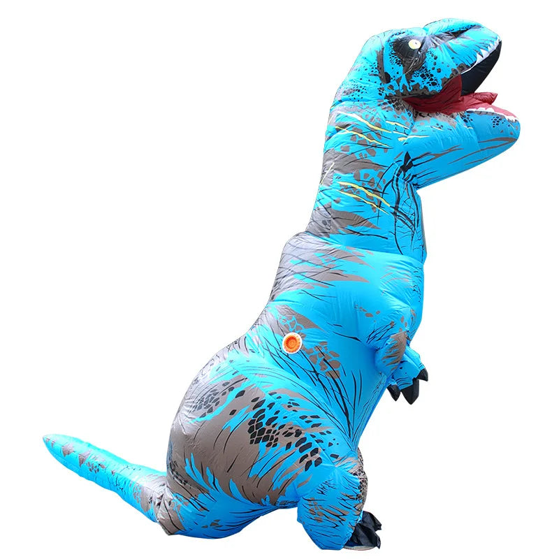 Cosplay T-REX Dinosaur Inflatable Costume Party Costumes Fancy Mascot Anime Halloween Costume For Adult Kids Dino Cartoon