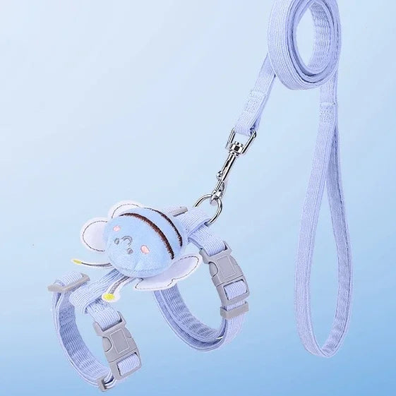 Cat Harness and Leash Set, Adjustable Walking Vest for Cats