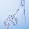 Cat Harness and Leash Set Adjustable Bee Design for Walking