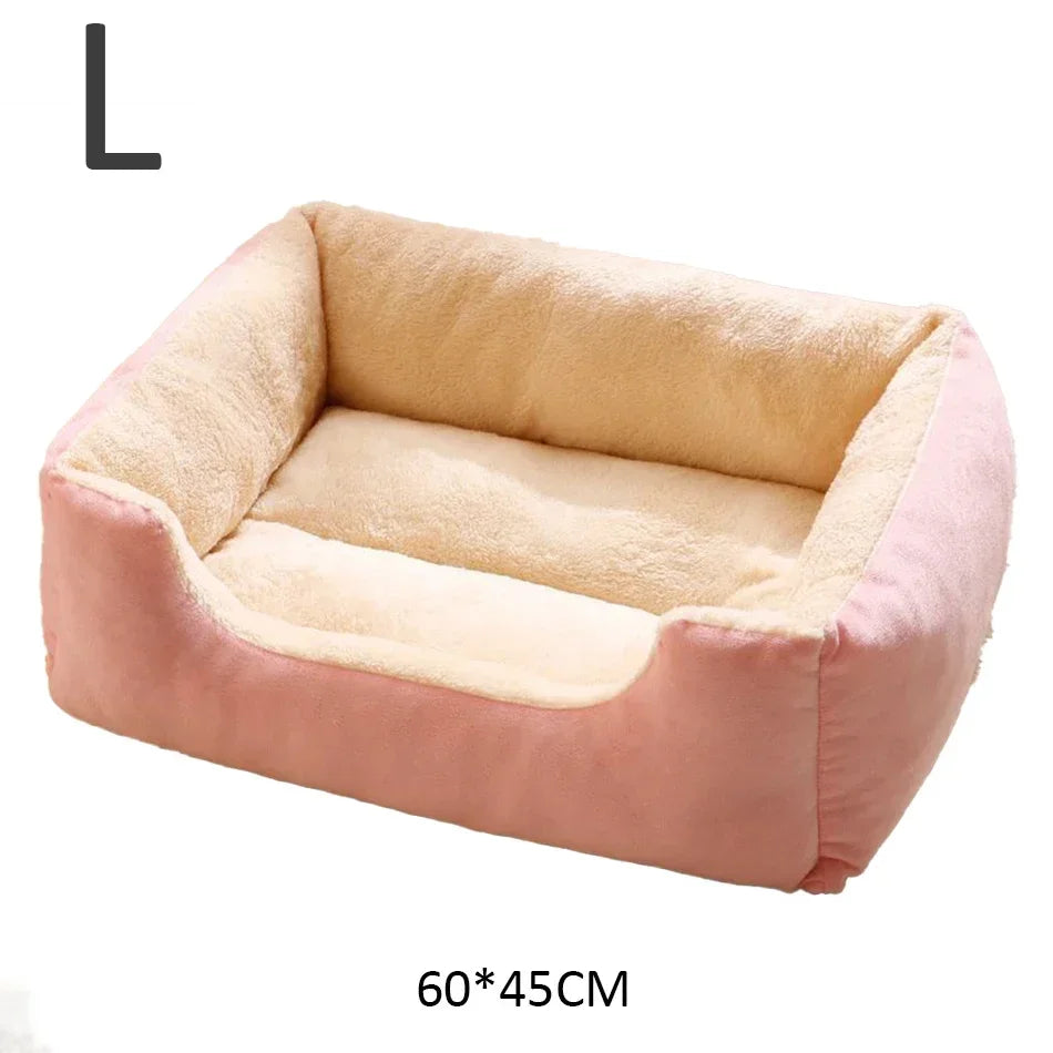 Cat Bed, Soft Plush Kitten Sleeping Cushion for Home