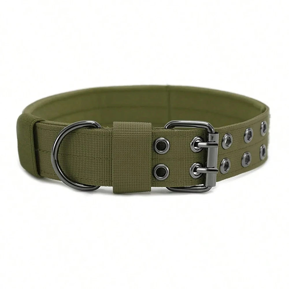 Adjustable Dog Collar – Nylon Working Collar with Metal D-Ring