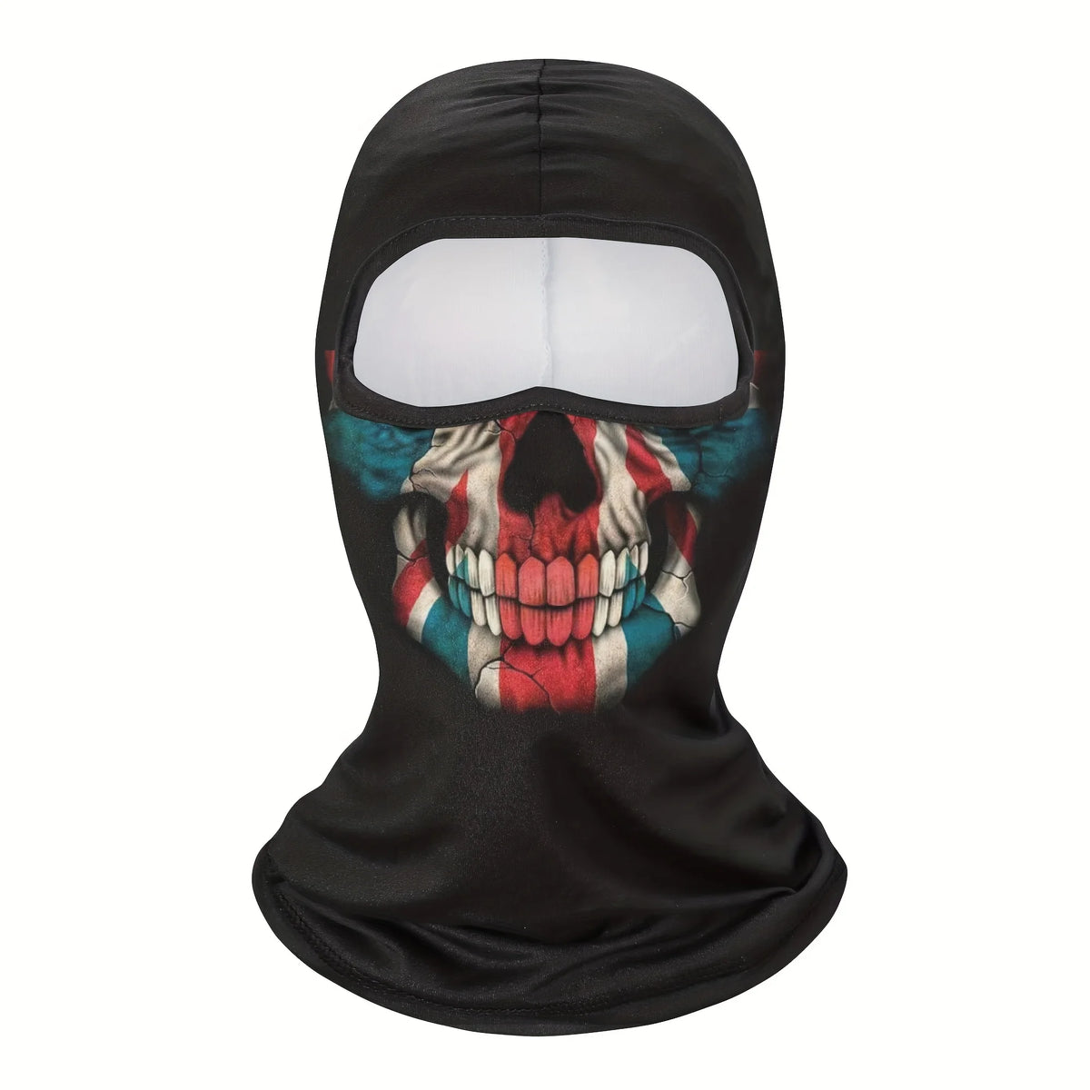 1pc Balaclava Face Mask Clown Ghost Skull Mask, Breathable Windproof, UV Sun Dust Protective Full Face Cover For Summer Sprin