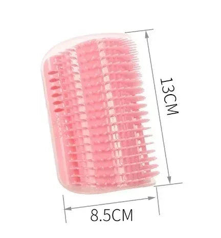 Cat Corner Groomer – Wall Mount Self Grooming Brush