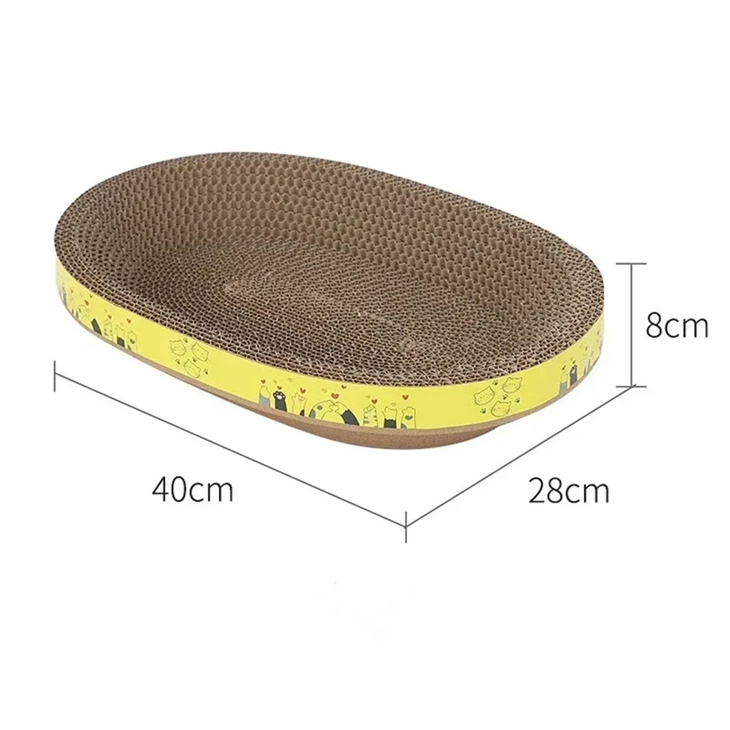 Cat Scratching Board – Corrugated Paper Cat Scratcher & Bed