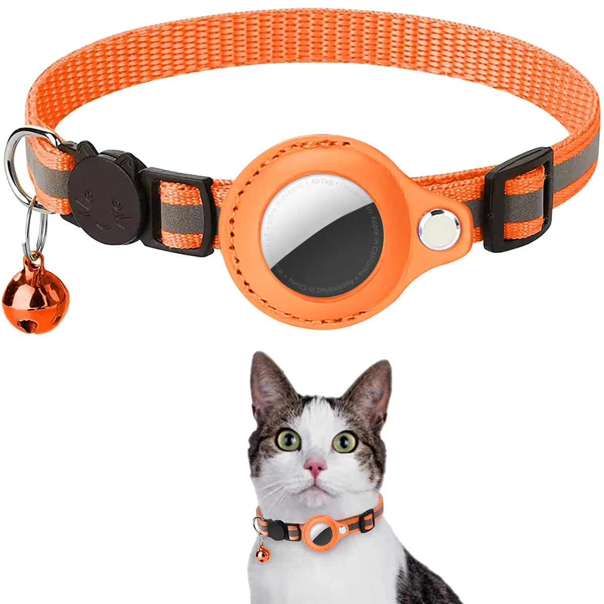 AirTag Cat Collar with Holder