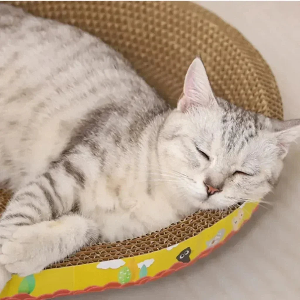 Cat Scratching Board – Corrugated Cat Scratcher for Indoor Cats