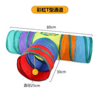 Cat Tunnel Foldable Cloth Interactive Play Toy for Kittens