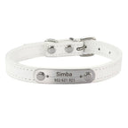 Personalized Dog Collar – Engraved Leather Pet ID Collar