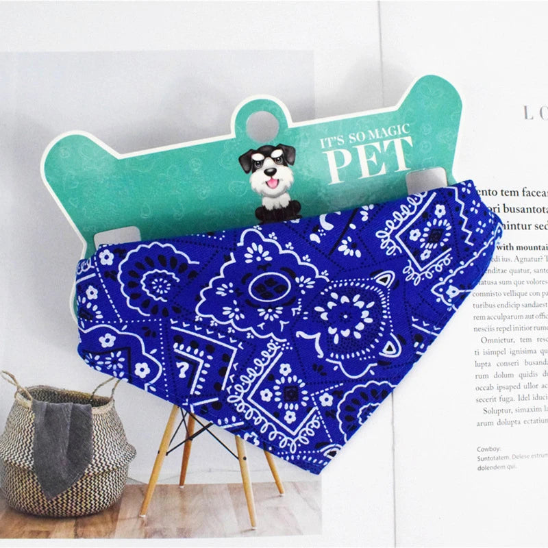 Pet Triangle Scarf Adjustable Dog & Cat Bandana Collar