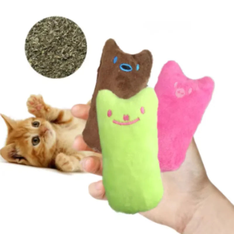 Catnip Cat Toy Plush Interactive Chew Toy for Kittens and Adult Cats