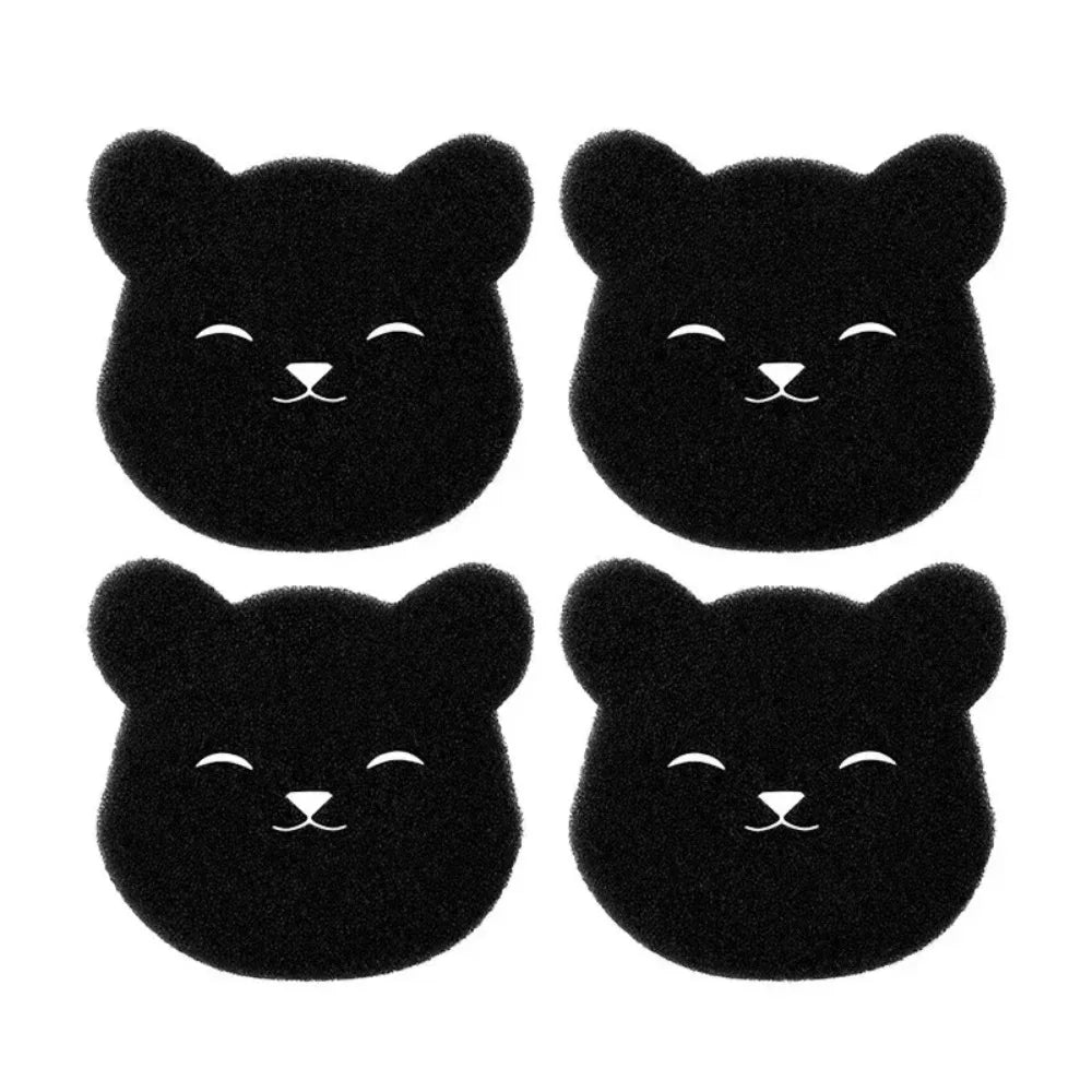 2/4pcs Pet Hair Remover Sticky Sponges Black Lint Catcher for Washing Machine And Dryer Use