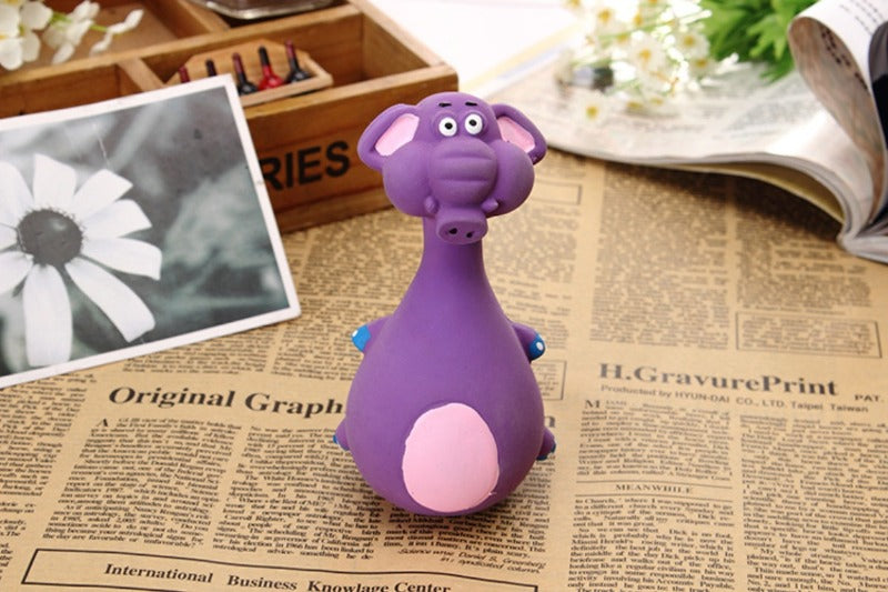 Dog Squeaky Chew Toy – Rubber Dental Toy for Dogs
