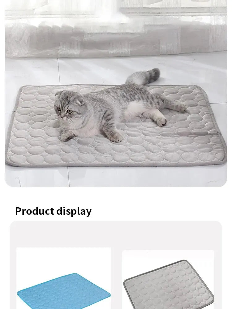 Pet Cooling Mat for Cats & Small Dogs, Summer Sleeping Pad