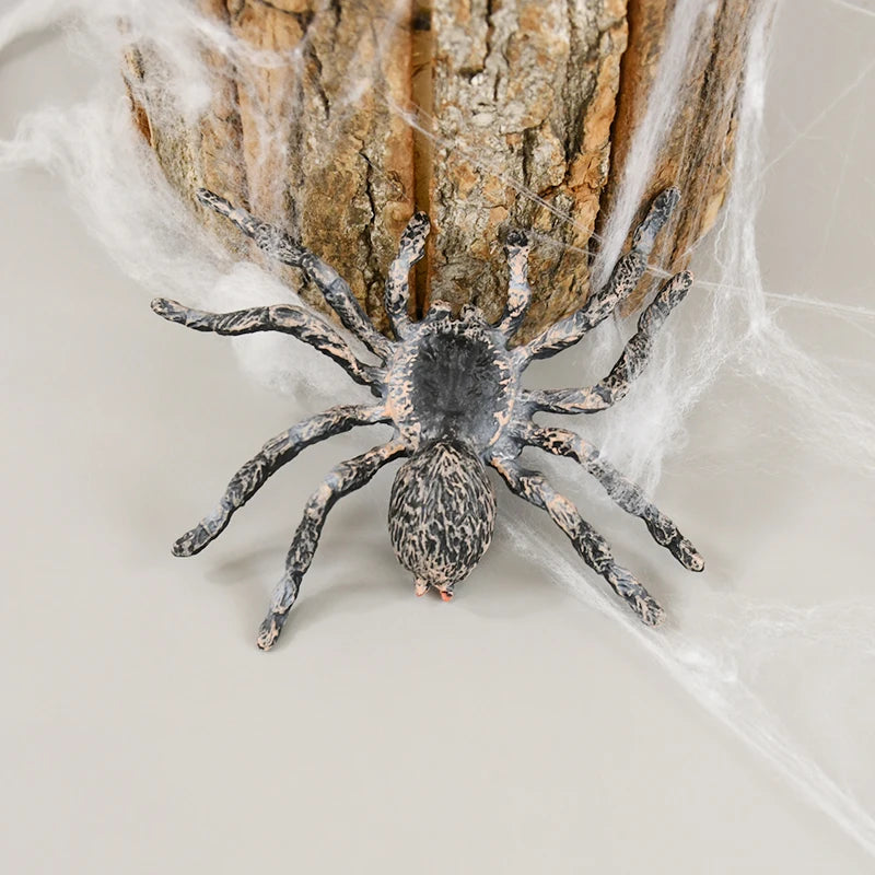 Realistic Spider Insect Tricky Prank Joke Toys Halloween Party Home Decoration Horror Props Plastic Artificial Spider Kids Gift