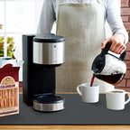 1pc Coffee Maker Mat For Kitchen Counter Protector Rubber Padded Absorbent Dish Drying Mat Super Anti-slip Bar Mat