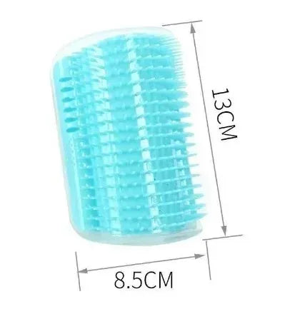 Cat Corner Groomer – Wall Mount Self Grooming Brush