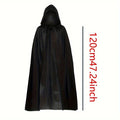 1PC Halloween Party Adult Grim Reaper Black Cloak Festival Costumes Halloween Vampire Wizard Cosplay Costume Props