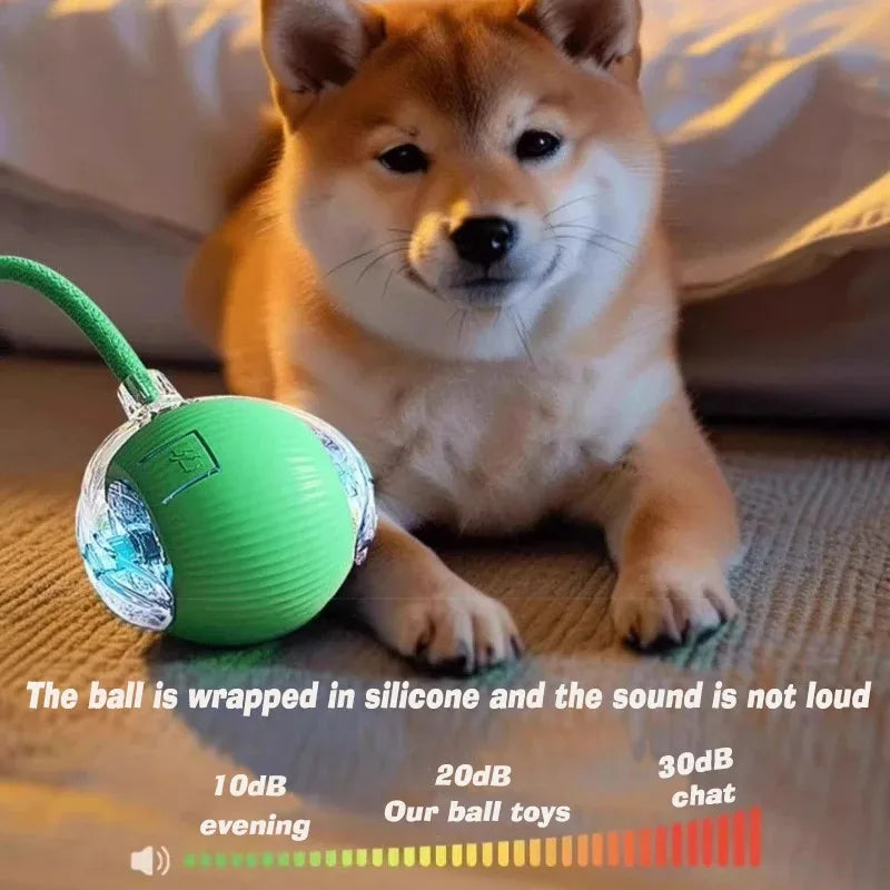 Automatic Dog Ball – Rechargeable Interactive Rolling Toy
