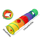 Cat Tunnel Foldable Cloth Interactive Play Toy for Kittens