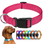 Reflective Dog Collar, Adjustable Nylon Safety Collar for Small Dogs