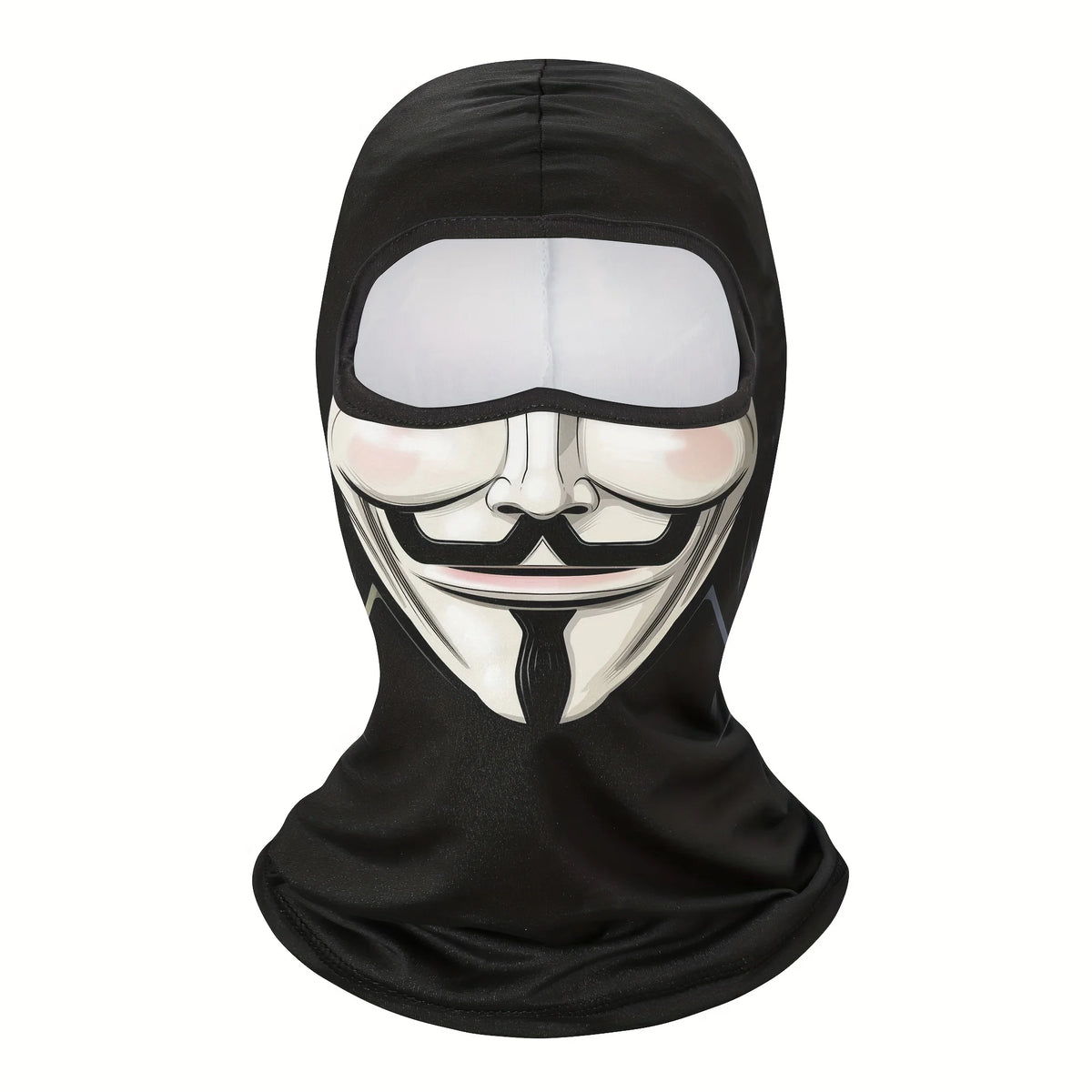 1pc Balaclava Face Mask Clown Ghost Skull Mask, Breathable Windproof, UV Sun Dust Protective Full Face Cover For Summer Sprin