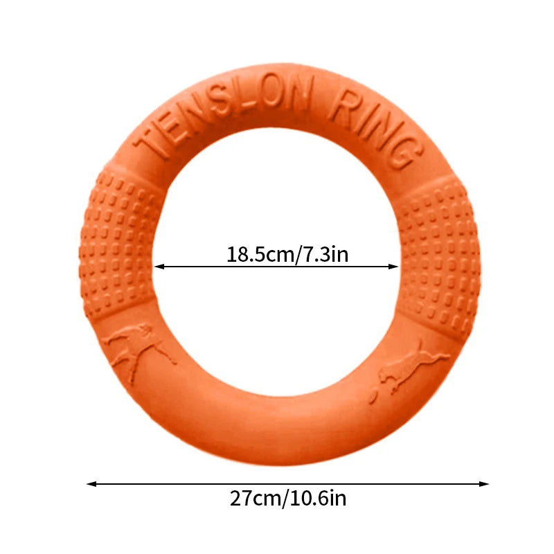 Dog Training Ring – Rubber Flying Disc Toy