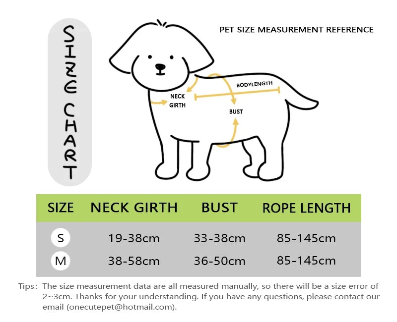 Dog Harness and Leash Set
