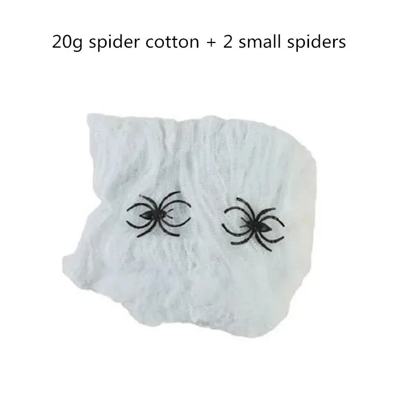 Horror Halloween Plush Spider Decoration Giant Halloween Spiders Web Party Prop Haunted Outdoor Chamber Prank Black Spider Decor