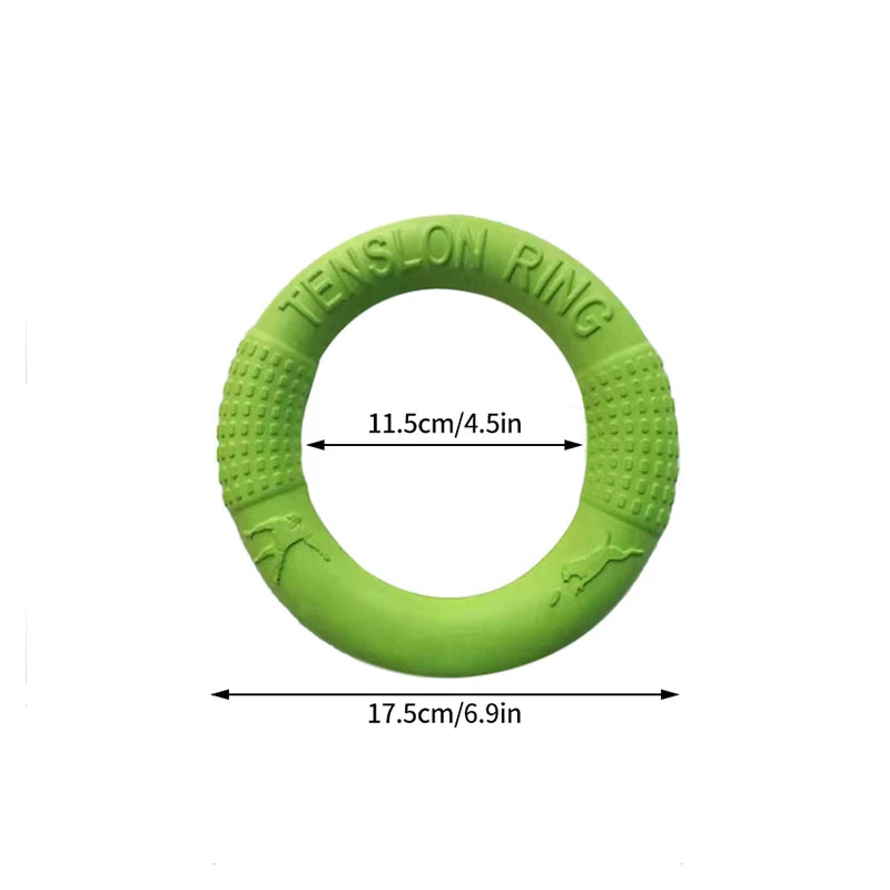 Dog Training Ring – Rubber Flying Disc Toy