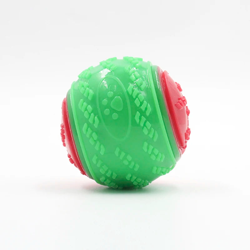 Squeaky Dog Ball – Interactive TPR Teeth Cleaning Toy