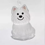 Adorable Cat Hair Storage Pendant Keychain Transparent Cat/Dog Hair Storage Container for Pet Lover DIY Pet Memorial Keychain