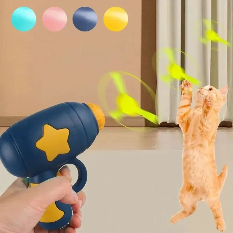 Interactive Cat Toy Mini Flying Disc for Training & Chasing Fun
