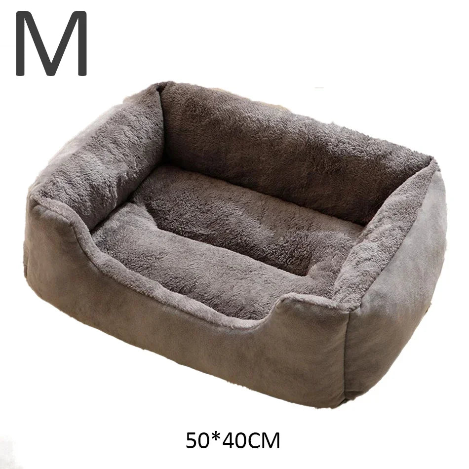 Cat Bed, Soft Plush Kitten Sleeping Cushion for Home