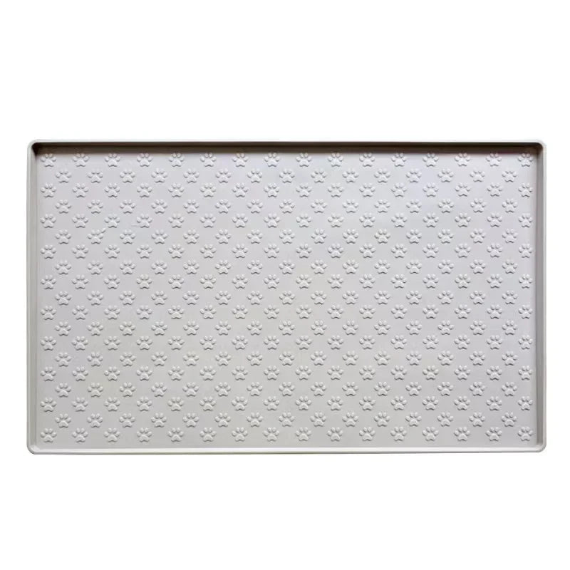 Pet Placemat Cat Dog Drinking Feeding Placemat Feeder Mats Cat Feed Mat Dog Food Bowl Mat Silicone Waterproof Pet Bowl Pad