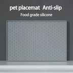 Pet Placemat Cat Dog Drinking Feeding Placemat Feeder Mats Cat Feed Mat Dog Food Bowl Mat Silicone Waterproof Pet Bowl Pad