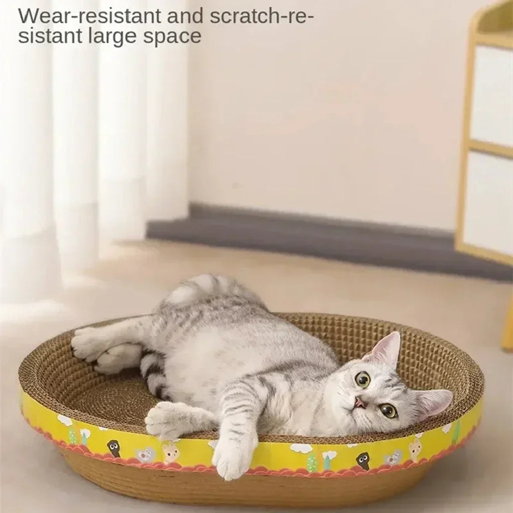 Cat Scratching Board – Corrugated Cat Scratcher for Indoor Cats