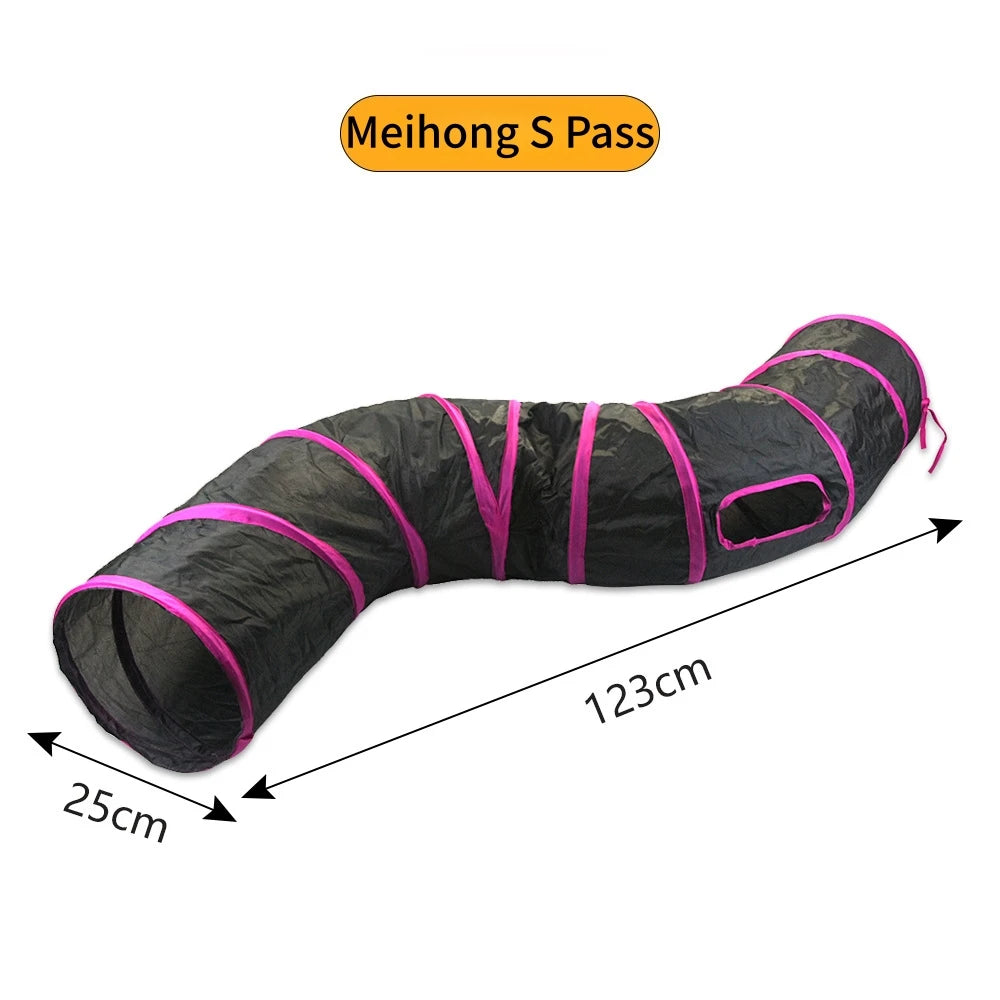Foldable Cat Tunnel Interactive Indoor Toy