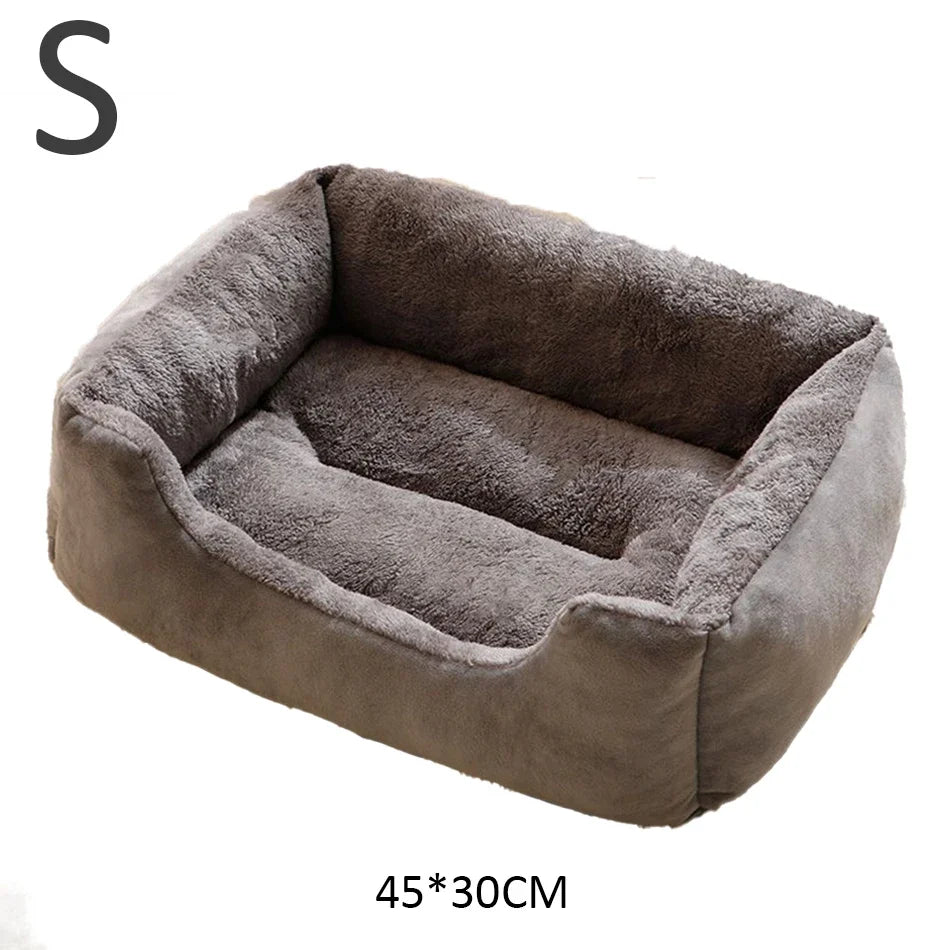 Cat Bed, Soft Plush Kitten Sleeping Cushion for Home