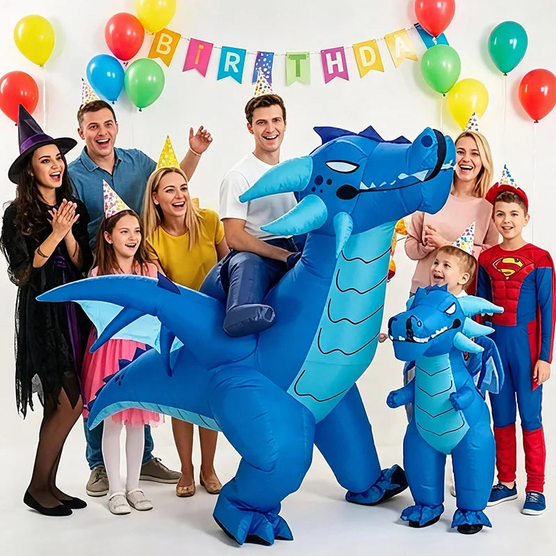 Halloween riding Dinosaur inflatable costume Annual Meeting Party Costume Carnival Amusement park Neighborhood Parade