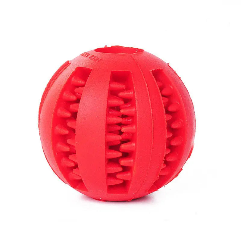 Dog Treat Ball – Rubber Chew & Teeth Cleaning Toy