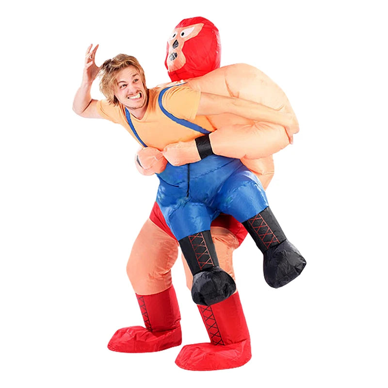 Cosplay T-REX Dinosaur Inflatable Costume Party Costumes Fancy Mascot Anime Halloween Costume For Adult Kids Dino Cartoon